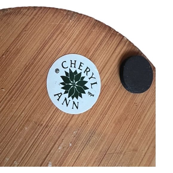 Vtg Santa With Letters and Scope Figurine Cheryl Ann Christmas Decor Vintage - Picture 7 of 7